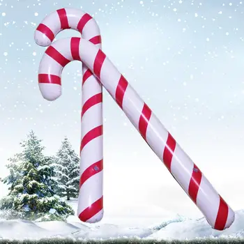 5gab Piepūšamās Candy Niedru Classic Viegls Piekārtiem Rotājumi Ziemassvētku Puse, Santa spieķis Jaunā Gada Dāvanu Bērniem