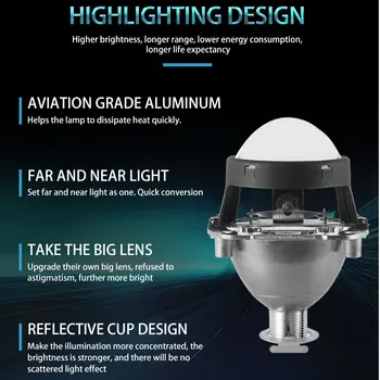 AILEO 2.5 collas bi xenon Projektora objektīvs auto Par Hella5 H4, H7 9005 9006 HB3 HB4 dienas gaitas lukturi LED angel eye LHD RHD hid ksenona lukturu komplekts