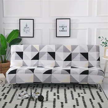 All-inclusive Stiept Sofa Cover Spandex Dīvānu Pārvalki Dzīvojamā Istaba Cieši Wrap Armless Sofa Bed Cover Universal Dīvāna Pārsegs