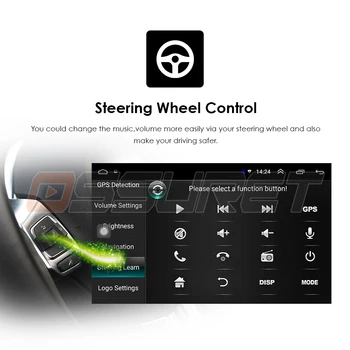 Android 10 GPS Auto Magnetolas 2 Din Auto Multimediju atskaņotājs, Stereo 7