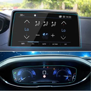 Auto GPS Navigācijas Tempered Glass Ekrāna Aizsardzības, Plēves Uz Peugeot 3008 5008 3008GT 4008 2017 2018 2019 Piederumi