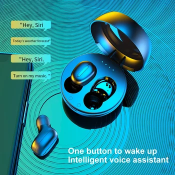 Bezvadu Austiņas Mini Bluetooth Bezvadu 5.0 Ūdensizturīgs Stereo Sporta Austiņas iPhone auriculares bluetooth 2020