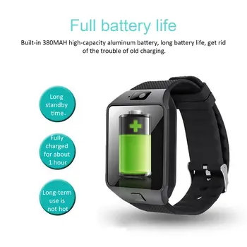 Bluetooth Smart Skatīties Vīrieši Android Tālrunis Bluetooth Skatīties Ūdensizturīgs Kameras Sim Kartes Smartwatch Zvanu Aproce Skatīties DZ09