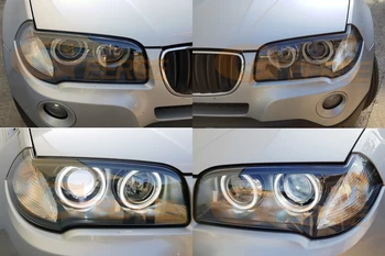 BMW E83 X3 facelift 2007 2008 2009 2010 lukturu Ultra spilgti SMD LED Angel Eyes halo gredzenu komplekts Dienas Gaismas Car styling