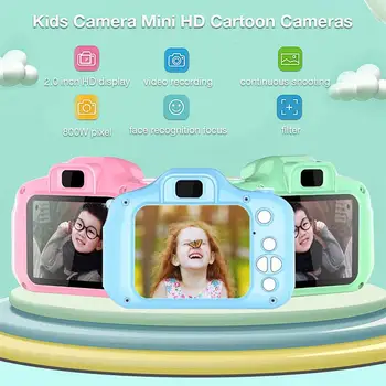 Bērnu Kamera 2,0 Collu Krāsu Displeju, Ūdensizturīgu Gudrs Digitālās Fotokameras 1080P HD Ekrānā Ar 8 Miljoniem Pikseļu Bērniem Mini Kameras Dāvanu