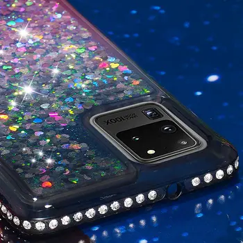 Case For Samsung Galaxy S20 Īpaši Mīksta Silikona Vāciņš Samsung S 20 Ultra S20 Plus S20 Luksusa Dimanta Pārredzamu Telefonu Gadījumos