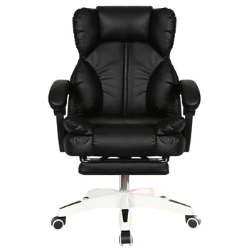 Datora krēsla mājas krēsls biroja krēsls, var gulēt ar kāju ergonomisks sēdeklis boss krēsls