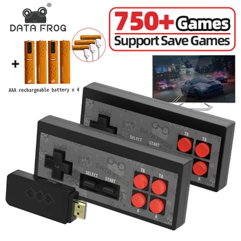 Datu Varde Video Spēļu Konsoles USB Bezvadu Rokas Retro Spēles Celta 1700+ VVD 8 Bitu Spēles Mini Konsoles Dendy Duble Gamepad