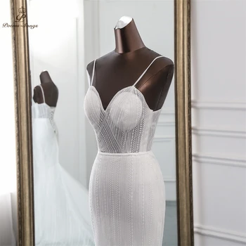 Dzejoļi, Dziesmas Jaunās ziloņkaula sequined lāce nāriņa kāzu kleitu 2020. gadam Pavada stila vestidos de novia Beach kāzu kleitas apmetni mariage