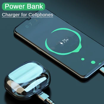 F10 TWS Bluetooth 5.0 Bezvadu Austiņas Touch Kontroli Earbuds IPX7 Ūdensizturīgs 9D Stereo Mūzikas Austiņas 1200mAh Power Bank
