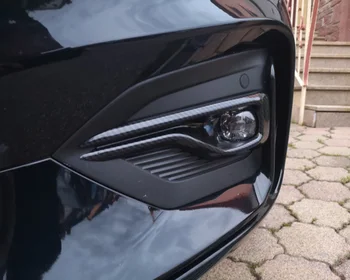 Ford Focus 2019 2020 ST-Line ABS Oglekļa Šķiedras Auto Priekšējie Miglas lukturi Vāciņš Melns, Galvu Foglight Lampas Rāmis Ārpuse Piederumi