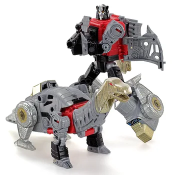 G1 Transformācijas Dinoking Volcanicus Grimlock Sārņu Nogulšņu Snarl Sagrābt Slash Dinobots 5in1 Rīcības Attēls Robots Rotaļlietas