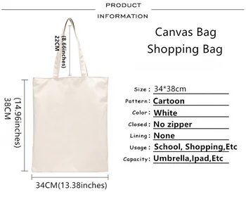 Haikyuu iepirkumu grozs bolso shopper-iepirkšanās pārtikas rokassomu soma bolsas reutilizables auduma string džutas sacolas