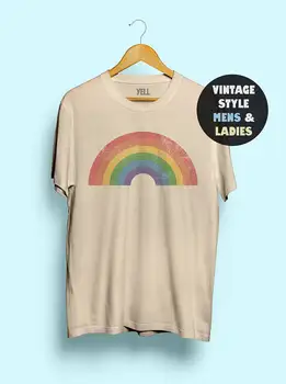 Hillbilly Vintage Varavīksnes Krekls Sievietēm, Gudrs, Funny T Tee Geju AF Tee Krekli LGBT Geju Krekls Lesbiešu Krekls Vīriešiem 70 Lepnums 1970