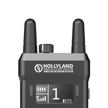 Hollyland Marsa T1000 1000ft Bezvadu Pārraides Intercom sistēma Full-duplex Bezvadu Sakaru Talkback