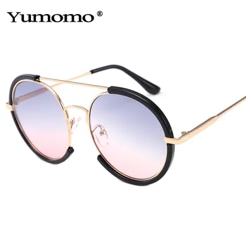 Ir 2021. Modes Lielgabarīta Apaļas Saulesbrilles Sievietēm, Vīriešiem Vintage Briļļu Metāla kājām Trending Vīriešiem Toņos, Saules Brilles UV400