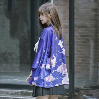 Japāņu Kimono Elementus Tradicionālo Sieviete Kimono Jaka Cosplay Blūze Vasaras Yukata Sieviešu Japāņu Streetwear Krekls Haori Geisha