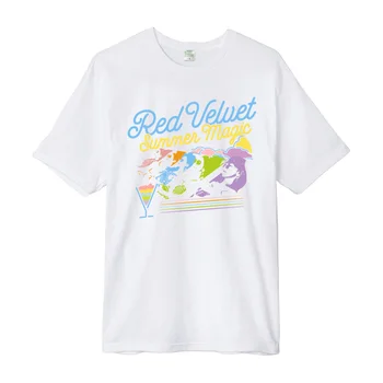 Jauno Modes Kpop SARKANĀ SAMTA REDMARE Albumu Krekli Hip Hop Gadījuma Vaļīga Apģērba T T Krekls ar Īsām Piedurknēm Topi, T-krekls