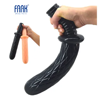 Jauns dizains ilgtermiņa rokturi dildo Režģu liels anālais dildo modelis virsmas tūpļa masāža butt plug seksa rotaļlietas sievietēm, vīriešiem masturbator