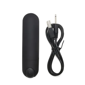 Jauns USB Lādējamu 10Speed Vibrējošais Dzimumlocekļa Gredzens Vīriešiem Jaudīga G-Spot Bullet Vibrators Seksa Rotaļlietas Sievietei Klitora Stimulators