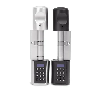 L6PCB Bluetooth digitālo Drošas Slēdzenes Durvju Smart Tastatūra, Bezvadu Bluetooth Paroli, Elektronisko Bloķēšanas Cilindru ar durvju rokturi rokturi
