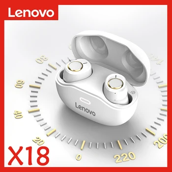 Lenovo X18 Sporta Austiņas Bluetooth Austiņas Bezvadu Binaural Trokšņa Samazināšanas Huawei/vivo/Apple/oppo universālā X18 Melns/Balts