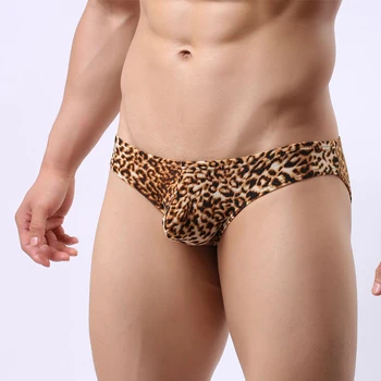 Leopard Zems viduklis seksīgi peldkostīmi 2020. gadam vīriešiem, sērfot, pludmales sporta bikses biksītes sporta apakšveļa peldkostīmi bikini peldēt bagāžnieka peldkostīms