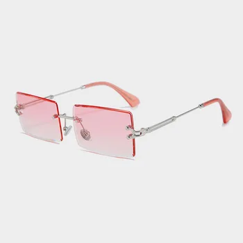 LONSY Luksusa Zīmolu Dizaina Dāma Lielajam bez apmales Laukumā Saulesbrilles Sieviešu Vintage Sieviešu, Saules Brilles UV400 Gafas De Sol Brilles