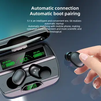 LUSTR G6 Bluetooth Auss Tālruni Bezvadu Austiņas Earbuds Bez Kavēšanās Spēļu Austiņas HiFi Stereo Earbuds Gadījumā Xiaomi Oppo Samsung