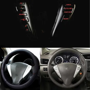 Malcayang auto stils Stūre Kruīza Kontrole, Bluetooth Slēdži NISSAN TIIDA SENTRA SAULAINS Livina ALMERA .