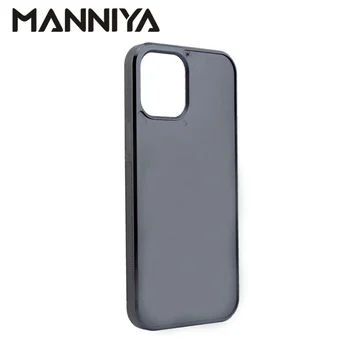 MANNIYA DIY tukšs groove gumijas TPU+PC tālrunis Lietā par iphone 12 mini/12/12 pro/12 pro max Bezmaksas Piegāde! 100pcs/daudz