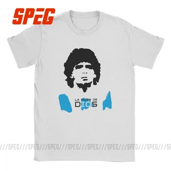 Maradona Dios Pasaules Kausa Vīriešu T Krekls Vintage t-veida Īss Crewneck Sleeve T-Krekls, Kokvilna 6XL Topi