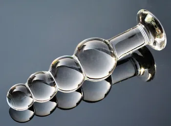 Melnā lielu mākslīgo Pyrex Stikla dick kristāla dildo dzimumlocekļa Anālās Lodītes lielo bumbu butt plug masturbēt pieaugušo seksa rotaļlieta, paredzēta sievietēm, vīriešiem