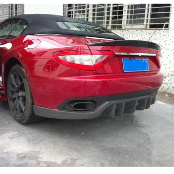 Oglekļa Šķiedras / FRP Unpainted Aizmugures Bagāžnieka Spoilers Auto Boot Lūpu Wings for Maserati Gran Turismo Kabriolets 2Door Dzīvoklis 2012 -