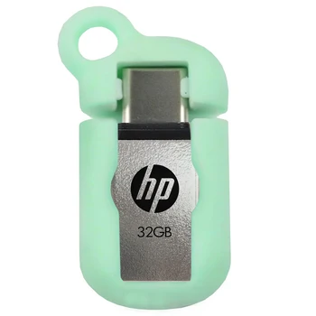 Oriģinālās HP X5100M USB3.1 OTG USB Flash Drive C Tipa Pildspalva Diska 256 GB 128GB 64GB, 32GB metāla korpuss aizsargātu gadījumā, datoru, mobilais