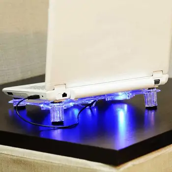 Par Portatīvo DATORU, Notebook 2019 JAUNU 1 GAB 3 Ventilatoriem, USB Dzesētājs Dzesēšanas Spilventiņu Stāvēt LED Gaismas Radiatoru dropshipping LED Gaismas, Radiatora