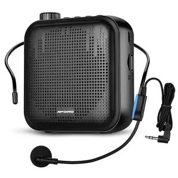 Portatīvo Balss Pastiprinātājs Megaphone Mini Audio Skaļrunis Ar Mikrofonu Uzlādējams Ultravieglajiem Skaļrunis Skolotājiem