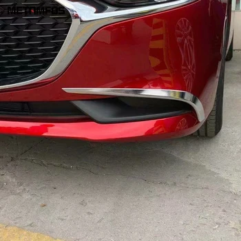 Priekš Mazda 3 M3 Axela 2019 2020 Sedans, Chrome Priekšējā Augšējā Miglas Lukturi, Lampas Uzacu Plakstiņa Sloksnes Molding Apdare Piederumi Car Styling