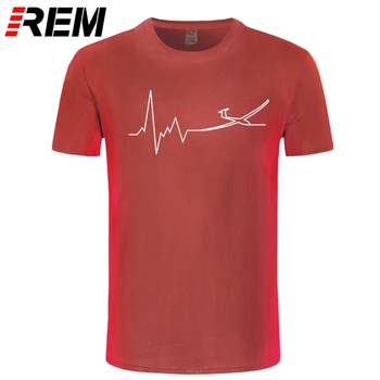 REM sirdsdarbība planieris iespiestas jaunas stila vasarā kokvilnas t krekls vīriešu t-krekls t-veida topi