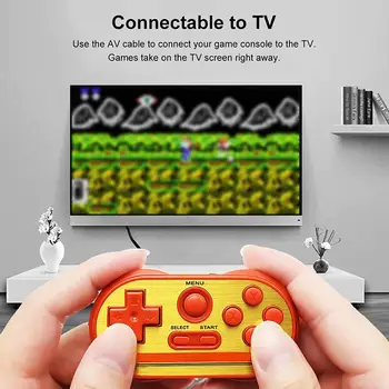 Rokas Mini Video Spēļu Konsole Spēlētāji Klasisko Spēļu Konsole Veidot 20 Klasisko Mipad90SM Mini TV