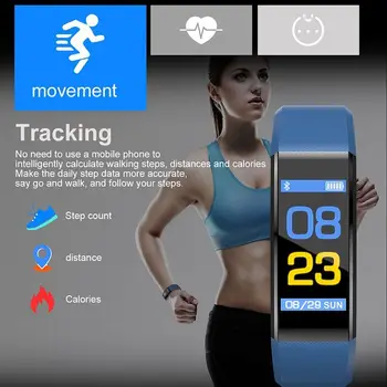 SHAOLIN Smart Aproce asinsspiediens Smart Pulksteņi Fitnesa Tracker Sirds ritma Monitors Smart Joslā Darbības Tracker