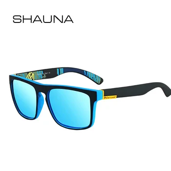 SHAUNA Classic Laukumā Polarizētās Saulesbrilles, Vīriešu Braukšanas Nianses, Sporta, Saules Brilles Sievietēm