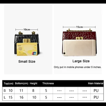 Sieviešu Nelielu Akmens modelis Mini Crossbody somas 2020 Kvalitātes PU Ādas Dāmas Ķēdes Dizaineru Somas Bloķēšanas Plecu Messenger Bag