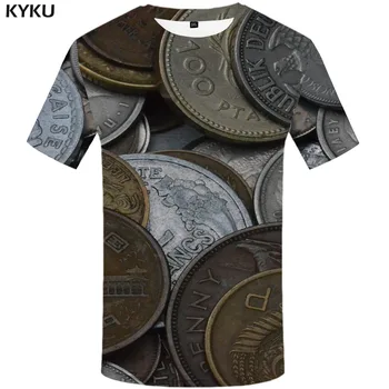 Smieklīgi, T krekli Naudu, T-krekls Vīriešiem Vēstuli Tshirts Gadījuma Harajuku Anime Drēbes Anotācija Krekls Drukas Gothic T Izdrukāt