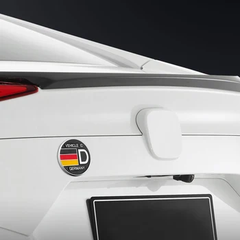 Sānu Spārnos Deutsch Vācijas Karogs, Logo, Uzlīme BMW Mercedes Benz, Audi Volkswagen, VW, Opel, Aizmugures Bagāžnieka Emblēmu Automašīnu Tūnings