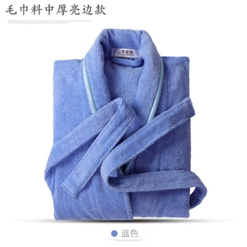 Viesnīca drēbes plus izmēra kokvilnas zaudēt dvieļu materiāls unisex peldmētelis vannā siltu yukata kimono ziemas seksīgas mājas drēbes pijamas sievietēm