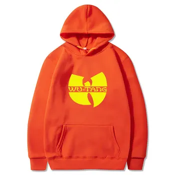 Wu Tang Vēstuli izdrukāt, pelēkā vārna Modes Hip Hop Grupa Logo Dizaina Hoodies Modes Kapuci sporta Krekls ar garām Piedurknēm Rap Mūzikas Topi Hoody