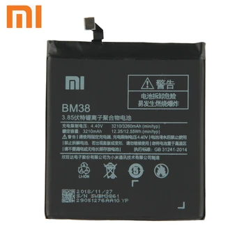 Xiao Mi Xiaomi BM38 Tālruņa Akumulatora Xiao mi 4S M4s 3260mAh BM38 Oriģinālo Rezerves Akumulators + Rīks
