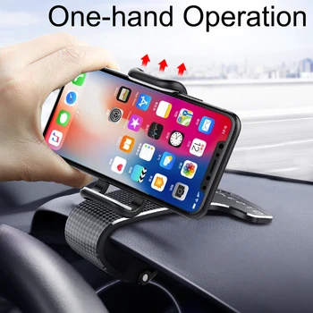 XMXCZKJ HUD Auto Paneļa mobilo telefonu turētājs 360 leņķī grozāms GPS auto klipu tālrunis mount stāvēt IPhone 8 11 Xiaomi Huawei
