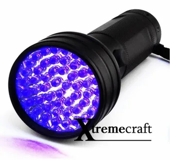 Xtremecraft 51 UV LED Scorpion Detektoru Mednieks Finder ultravioleto Blacklight Lukturīti Lāpu Gaismas Lampa AA 395nm 5W